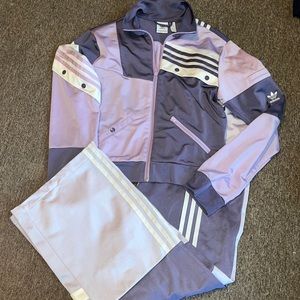 Adidas 2 Piece Track Suit Size M